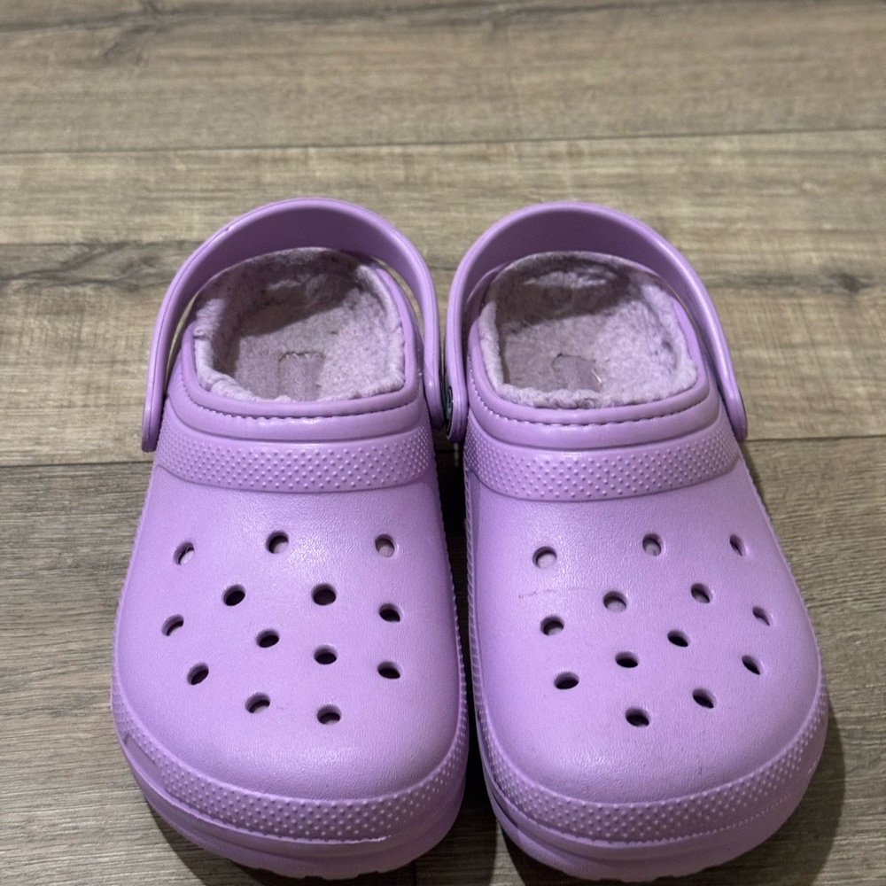 CROCS Kids Lavender Slippers